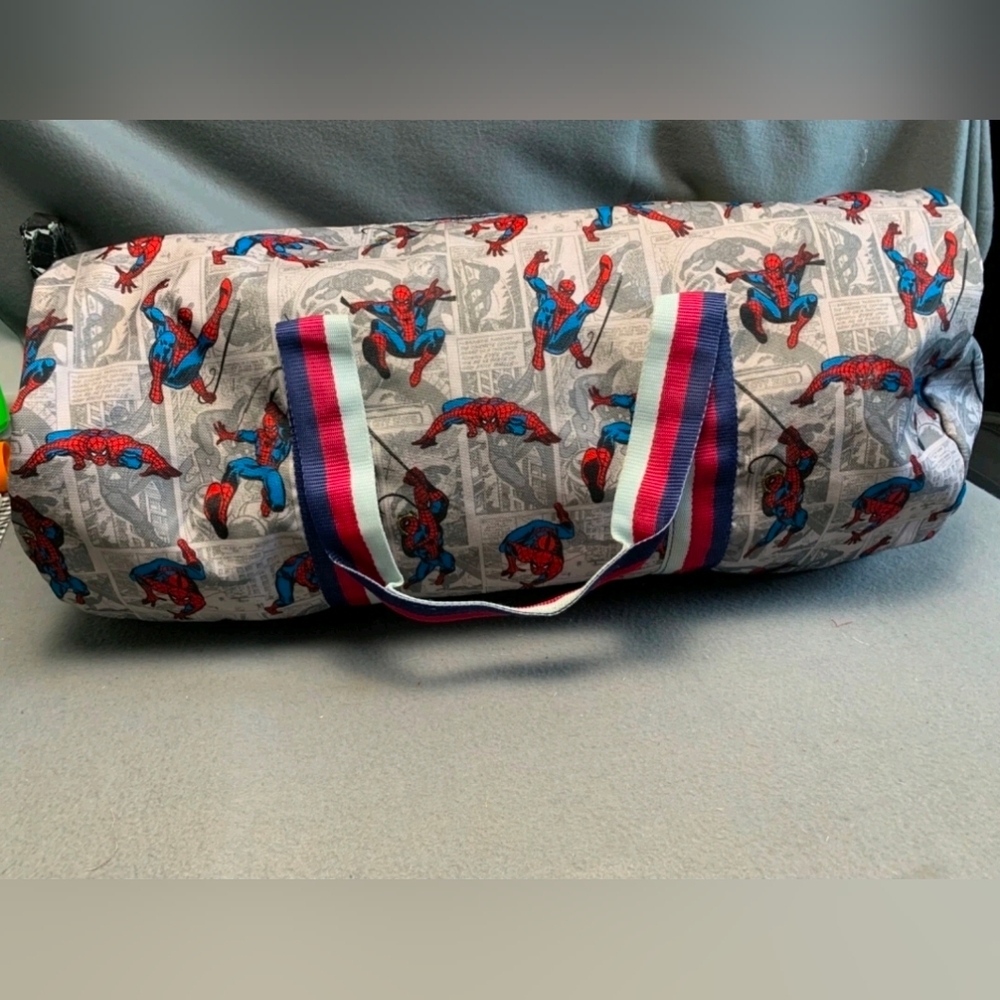 Pottery Barn Kids Mackenzie Marvel's Spider-Man Large Duffle Bag